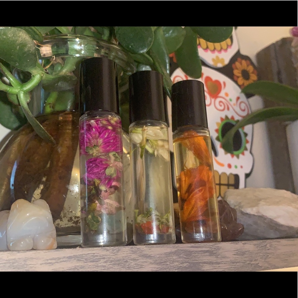 - Essential oil roll on perfumes